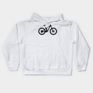 Canyon Strive Enduro Mountain Bike Silhouette Kids Hoodie